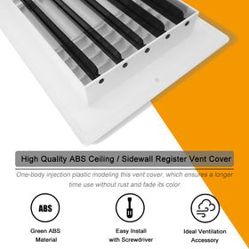 FanGoFast vent installed in bathroom or office setting.