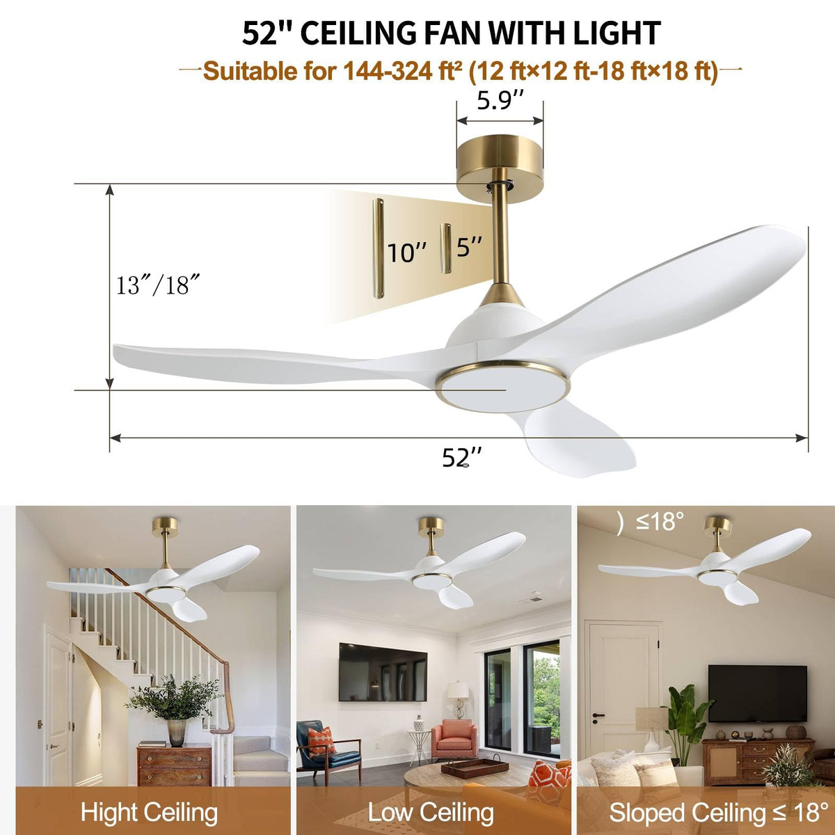 Fanliving quiet operation at 35dB supports undisturbed conversations.