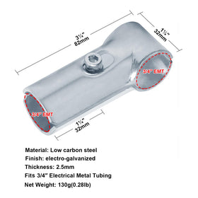 Fanmao adapter shims for 1/2in EMT enable flexible layout on mixed piping