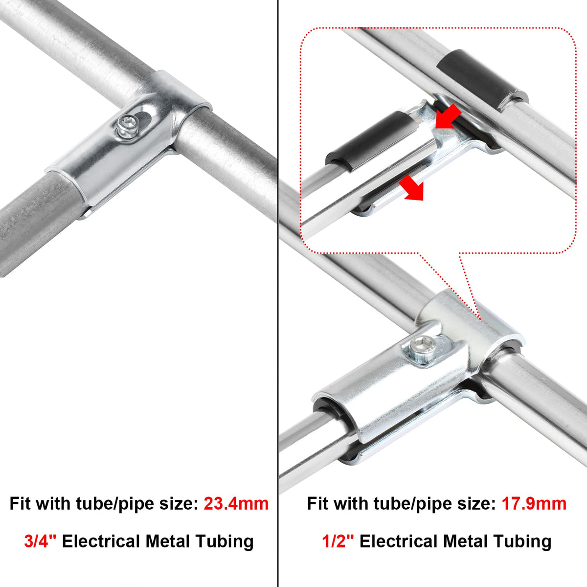 Fanmao tee clamp with bolts and nuts included for immediate secure mounting