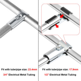 Fanmao tee clamp with bolts and nuts included for immediate secure mounting
