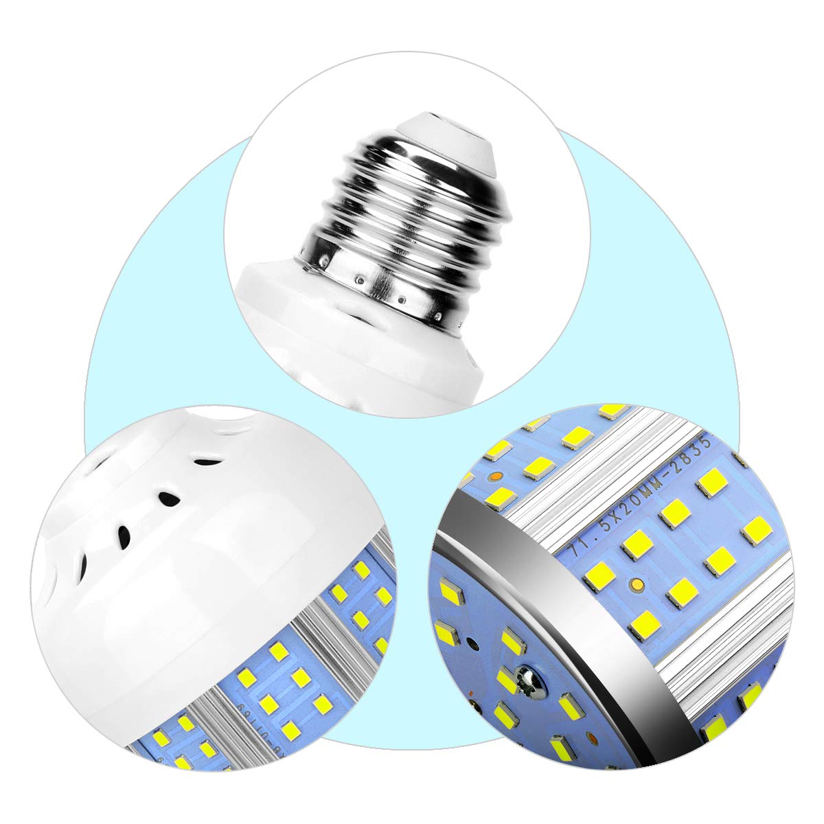 FanNicoo 360-degree omnidirectional light for uniform coverage