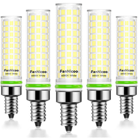 FanNicoo E12 LED bulb 1200lm 6000K bright daylight for energy-efficient lighting