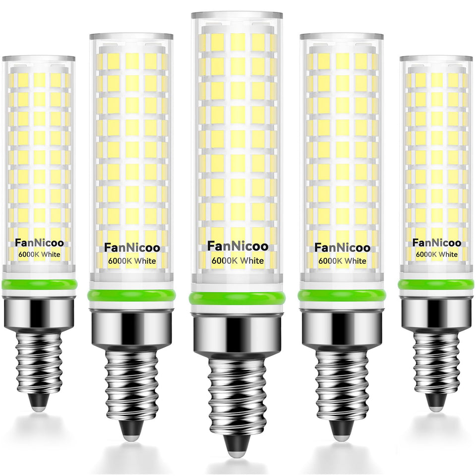 FanNicoo E12 LED bulb 1200lm 6000K bright daylight for energy-efficient lighting