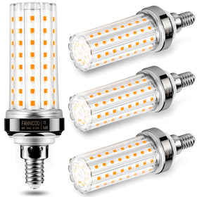 FanNicoo E12 LED corn bulb 20W with wide-angle light for larger spaces.