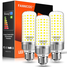 FanNicoo corn light with 360-degree beam for even garage lighting