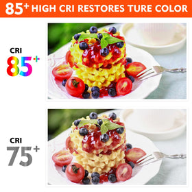 FanNicoo high CRI over 85 shows true colors for detail work