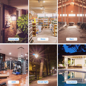 FanNicoo street and patio lighting enhances outdoor visibility and safety.