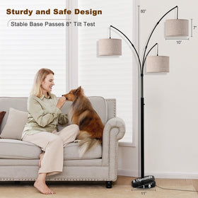 Independent color temperature control from 3000K to 6000K.