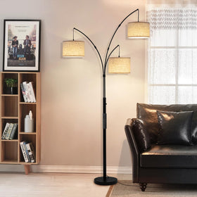 Fansdrick three-light heads with independent control for customizable ambiance.