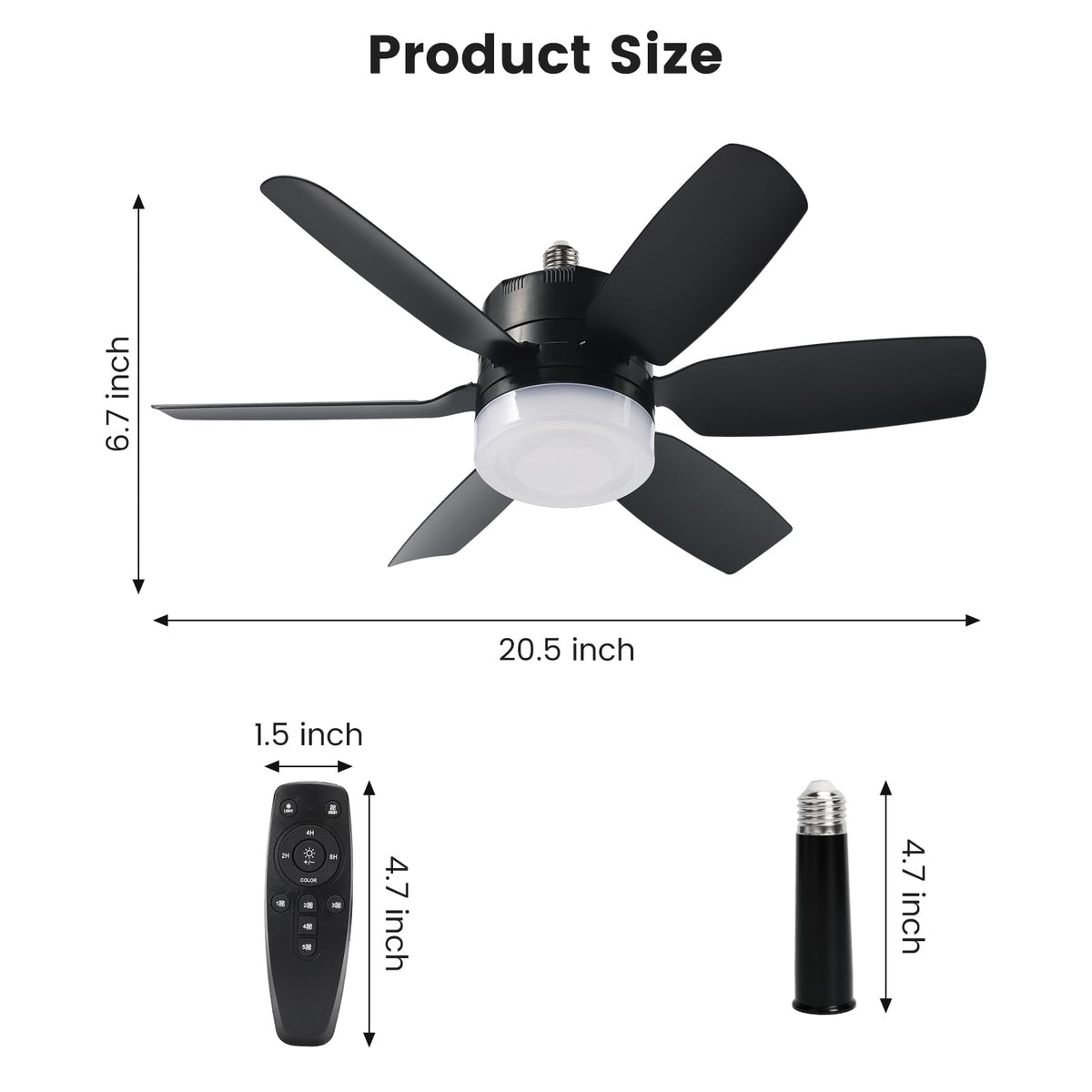 8-hour timer icon on Fanspex control interface
