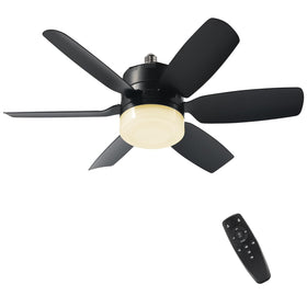 Fanspex 20.5-inch ceiling fan light viewed from the angled front for room cooling
