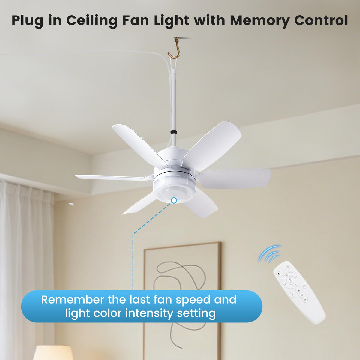 Fanspex brushless motor delivers quiet operation.