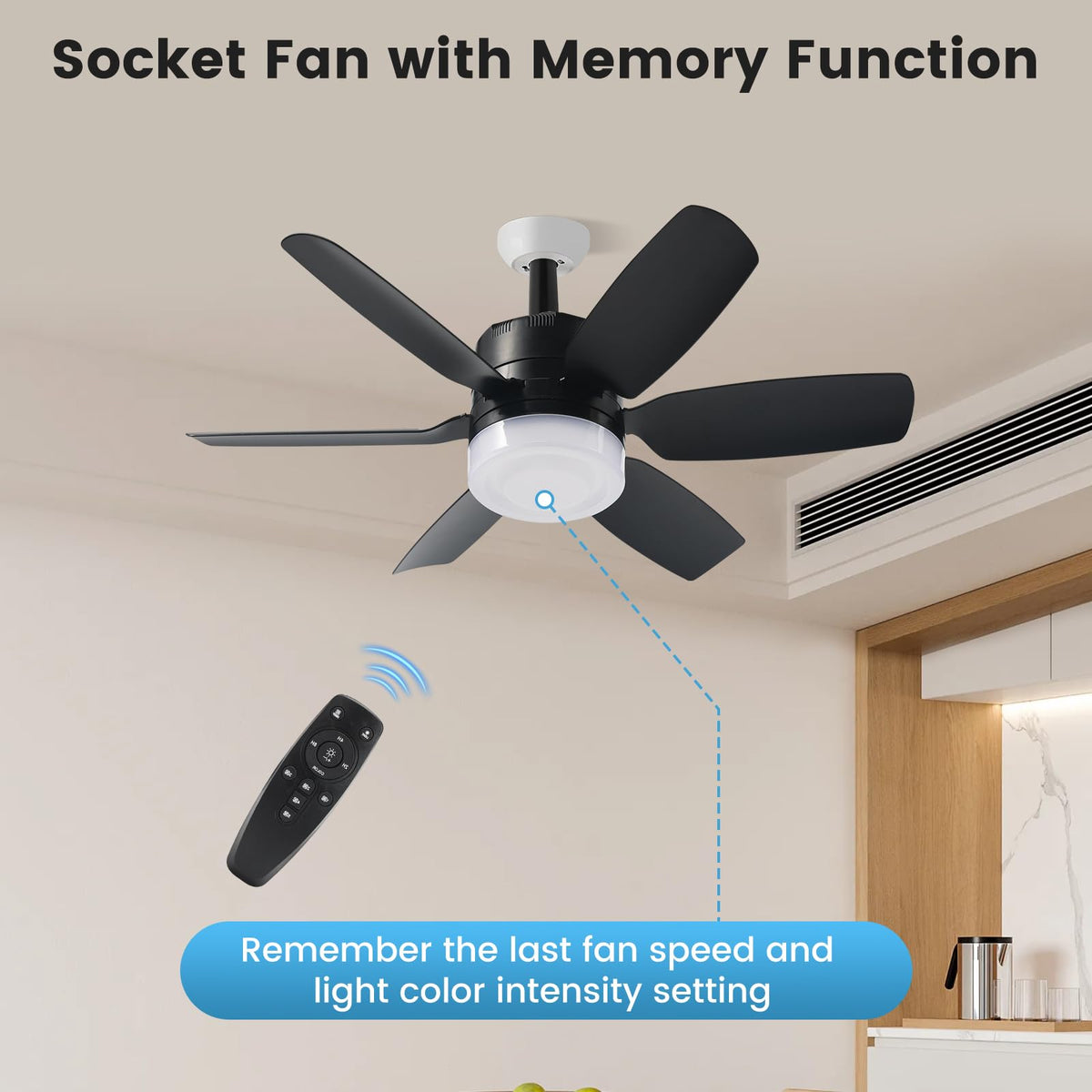 Quiet operation of Fanspex with DC motor in a living room setup