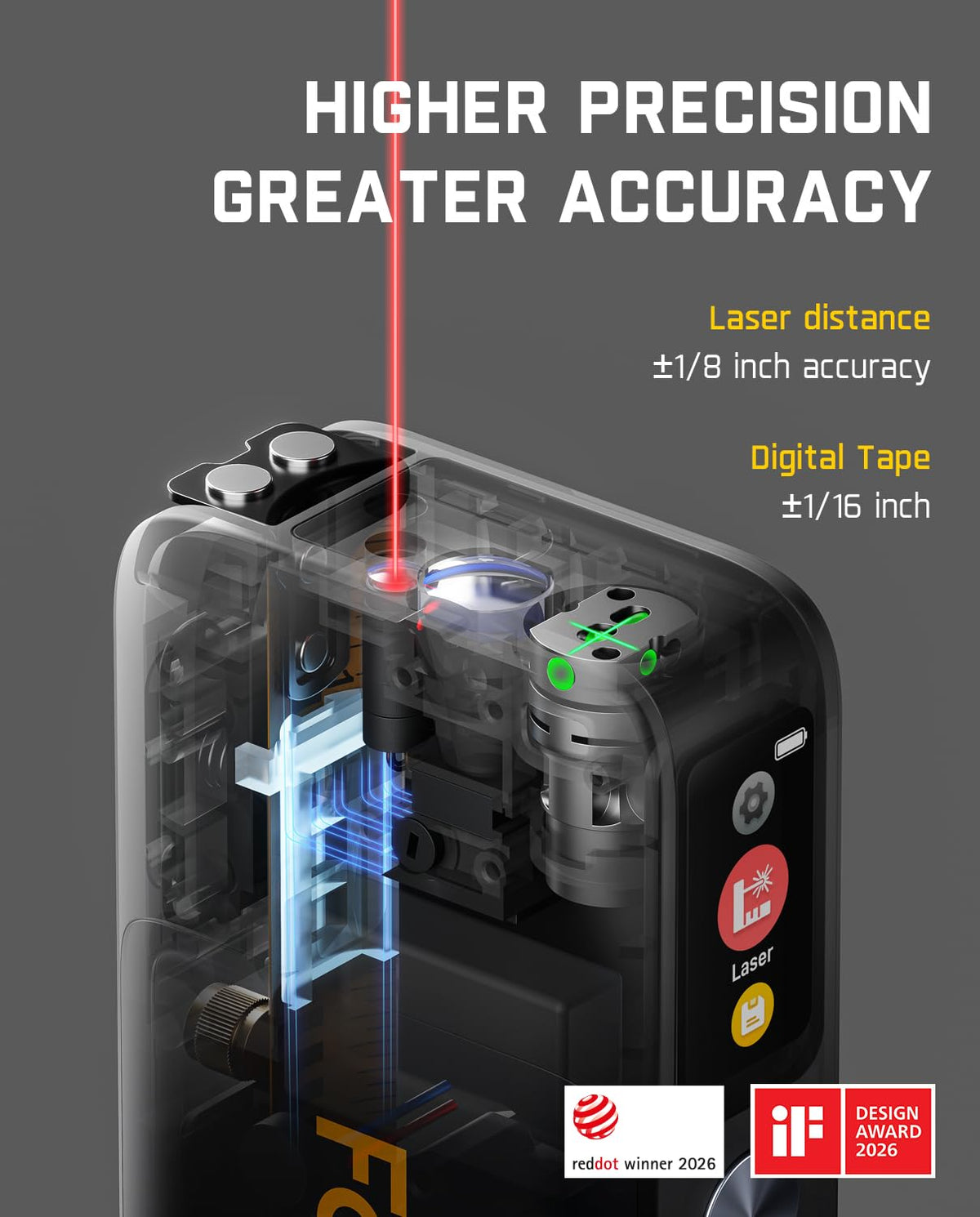 Fanttik A10 Apex hd-color-display readable in bright light