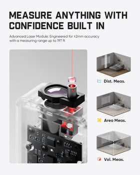 Fanttik A11 Ultra 3-axis angle sensor for precise measurements.