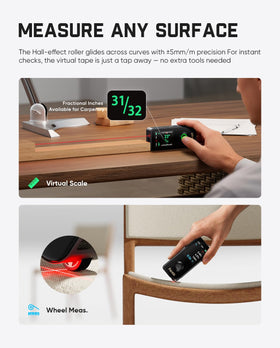 Fanttik A11 Ultra Hall-sensing wheel for accurate curves and lines.