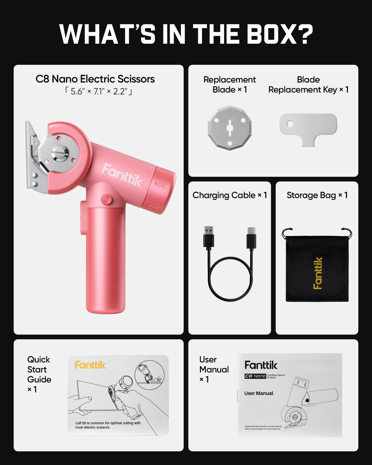 Fanttik C8 Nano Compact Handheld Design supports comfortable, long sessions.
