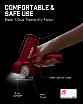 Fanttik C8 Nano displays battery life at a glance on the LED screen.