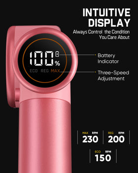 Fanttik C8 Nano Three-Speed Settings suit different materials.