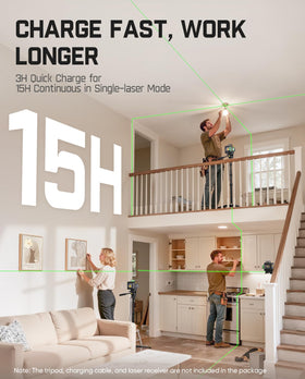 Fanttik D12 Ace shows horizontal 360° line for straight installations.