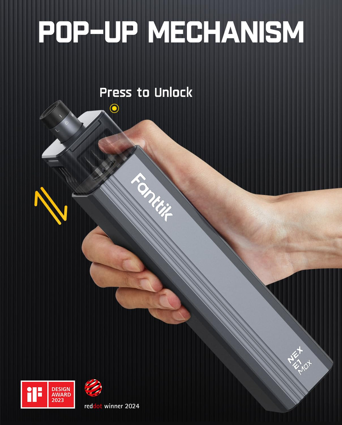 Fanttik E1 Max precision motor delivers controlled torque for delicate electronics.