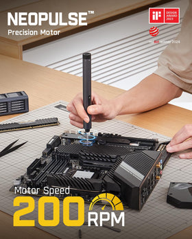 Fanttik E1 Max Type-C charging for fast, convenient power.