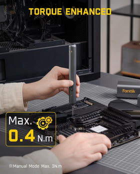 Compact Fanttik E2 Max with three torque settings for precision