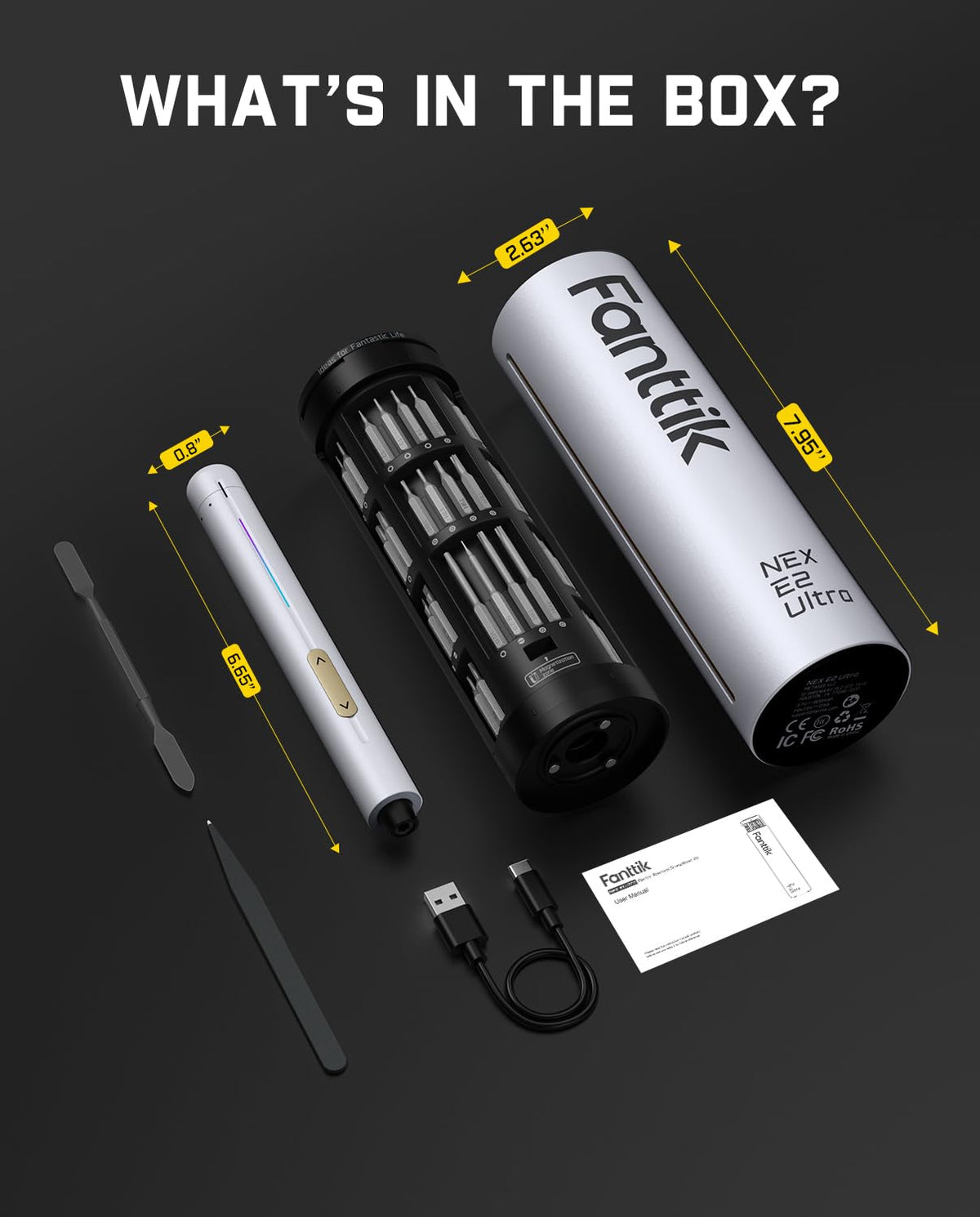 Fanttik E2 Ultra gradient indicator showing torque status at a glance