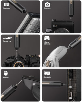 Fanttik E2 Ultra pry bar and tweezer aid precise disassembly of small devices.