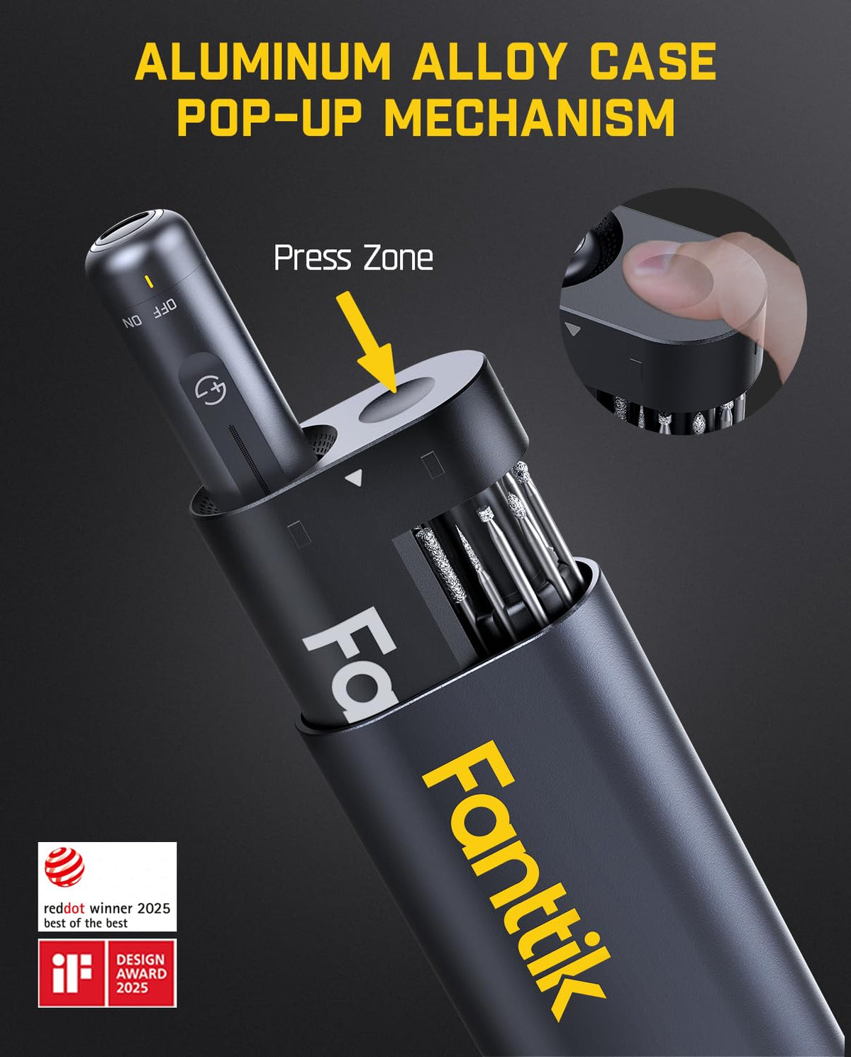 Fanttik F2 Master engraving pen enables precise decorative carving