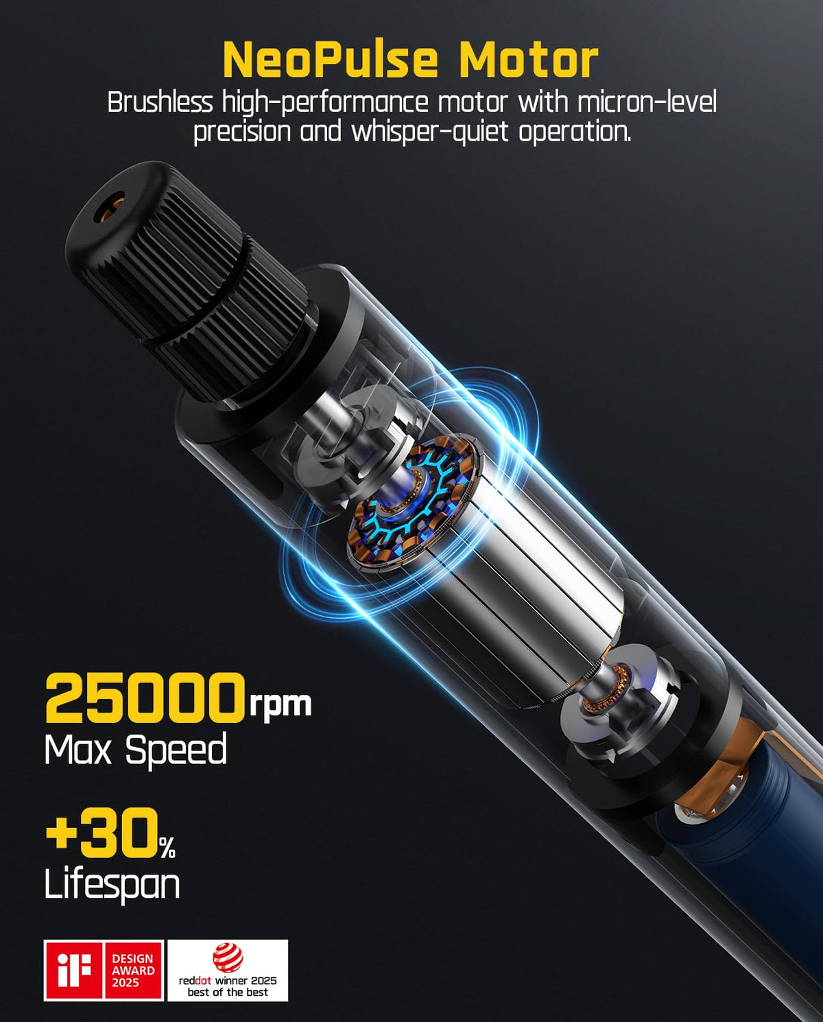 Fanttik F2 Master five-speed settings for versatile tasks