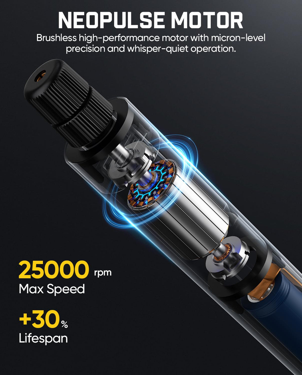 Fanttik F2 Master Kit 3-32in collet compatible for precise accessory fit.