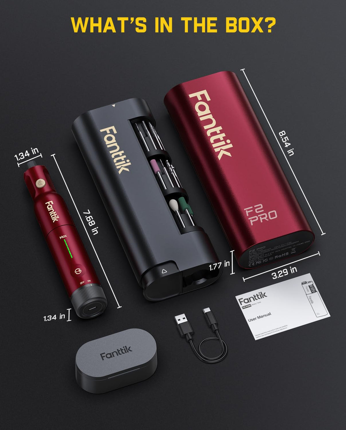Fanttik F2 Pro magnetic accessory holder enables rapid swaps