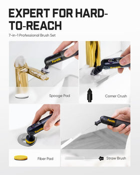 Fanttik Flip G10 Nano HomeCare 2600mAh battery indicator on smart display