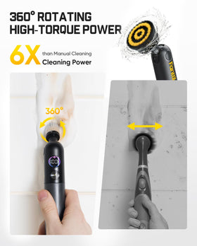 Fanttik Flip G10 Nano HomeCare 3-angle adjustable head reaching corners