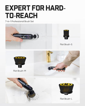 Fanttik Flip G10 Nano HomeCare quick-release brushes for easy switching