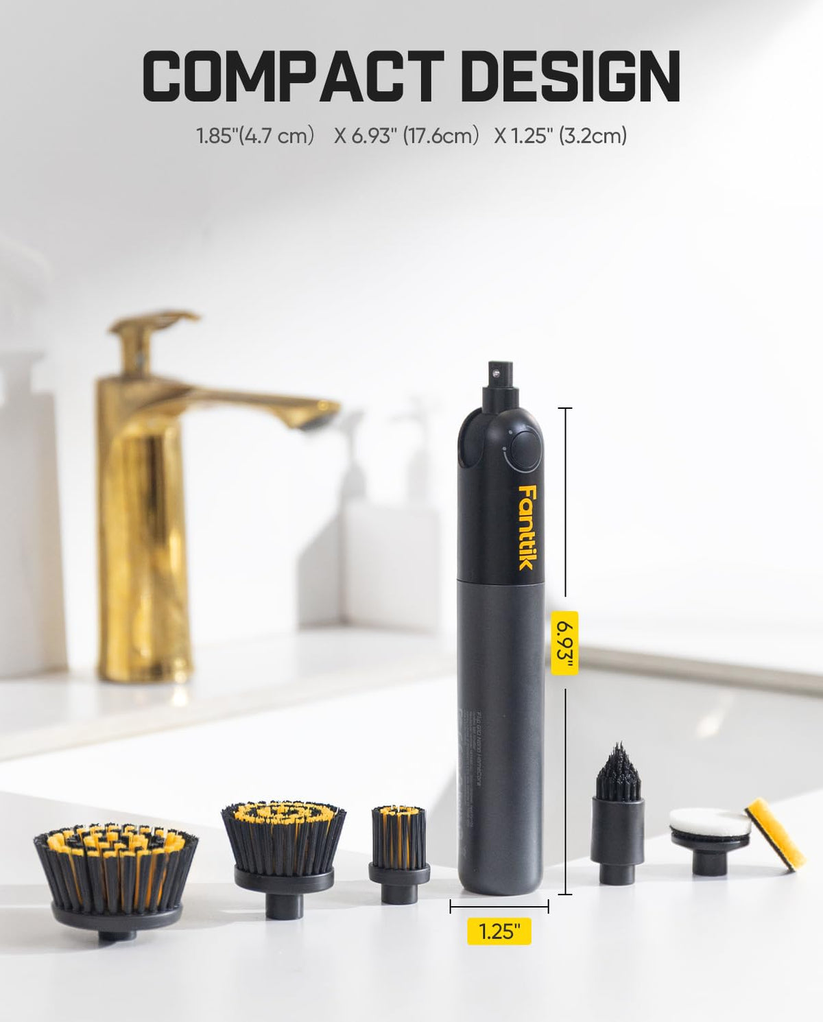 Fanttik Flip G10 Nano HomeCare smart display showing battery and speed