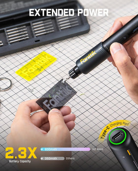 Fanttik K2 Nano drill used on resin or wood delivers stable performance