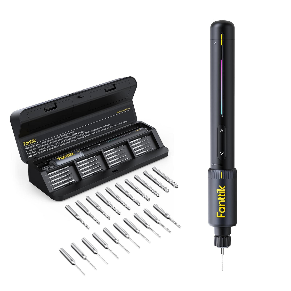 Fanttik K2 Nano drill in action for precise small-scale work