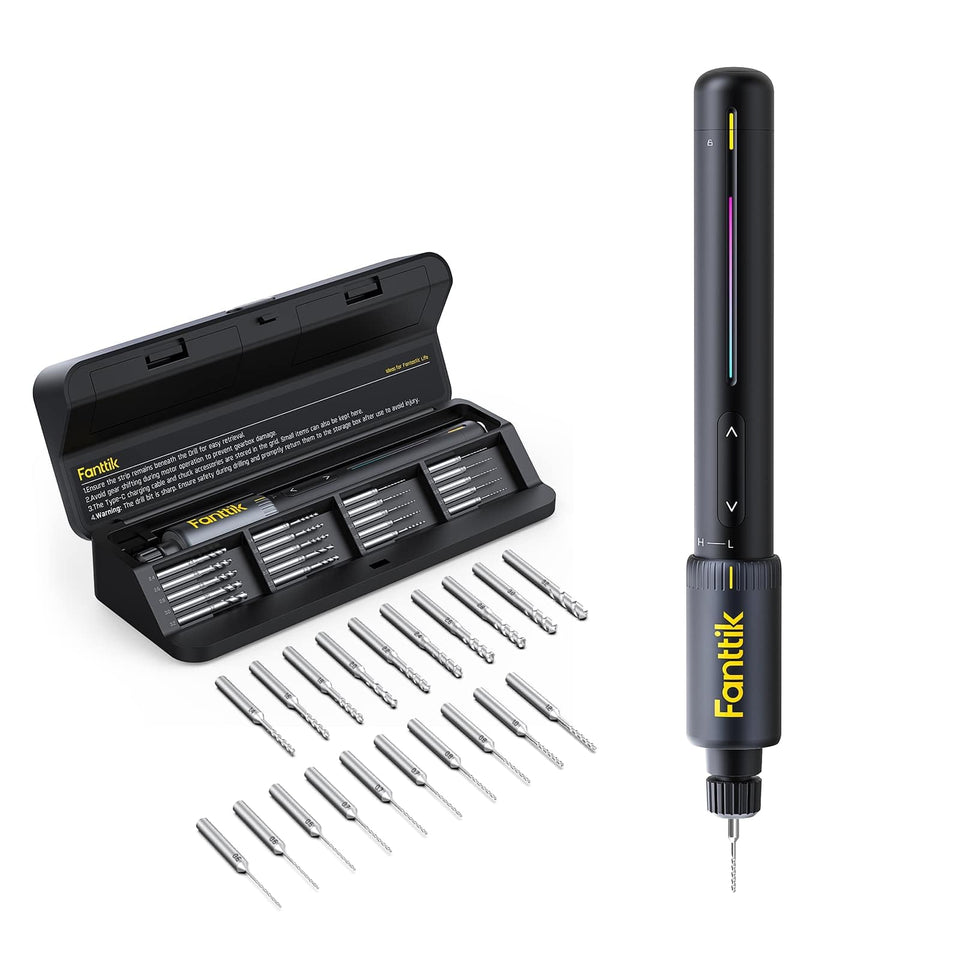 Fanttik K2 Nano drill in action for precise small-scale work