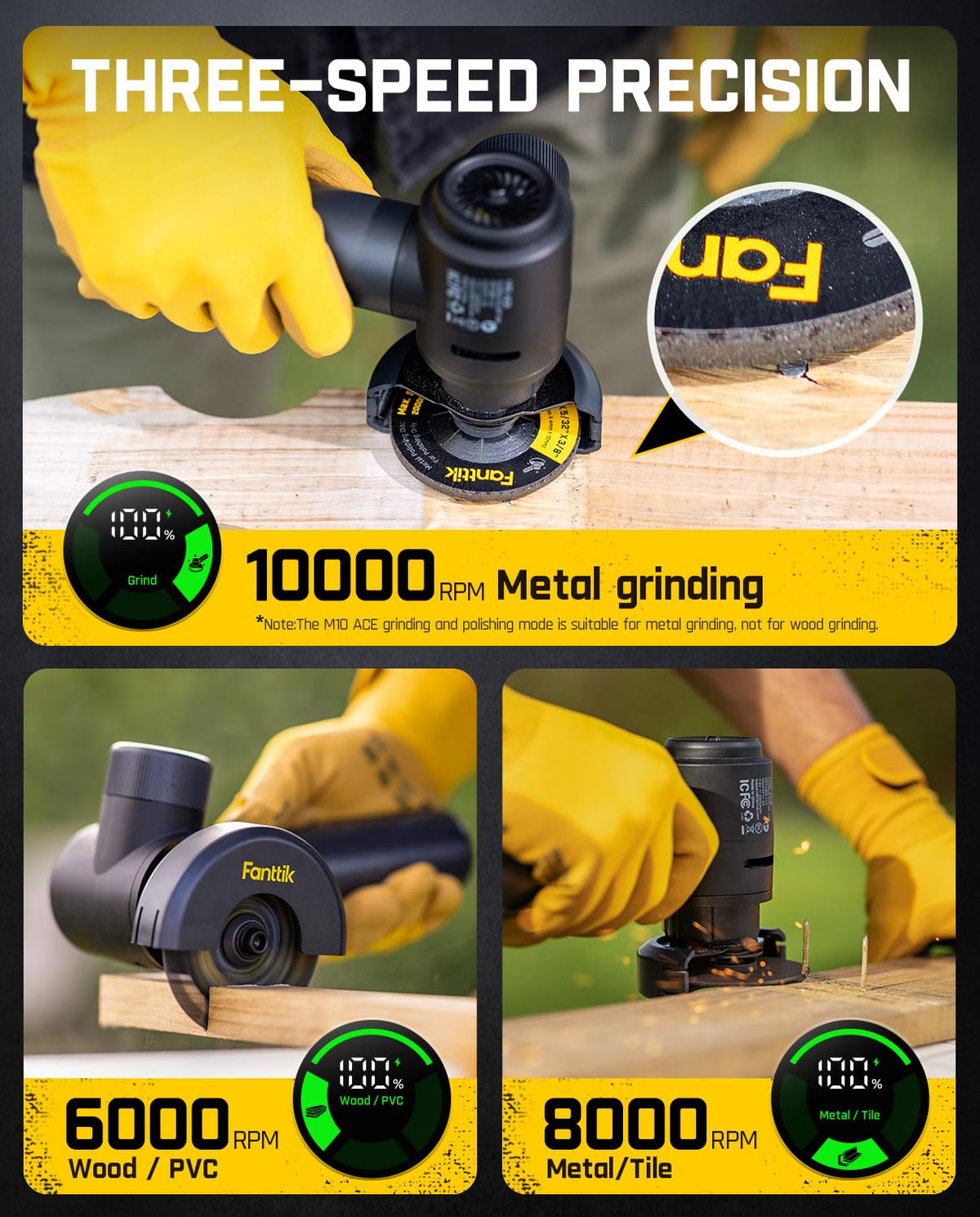 Fanttik M10 ACE delivers clean wood cuts with compact, balanced handling.