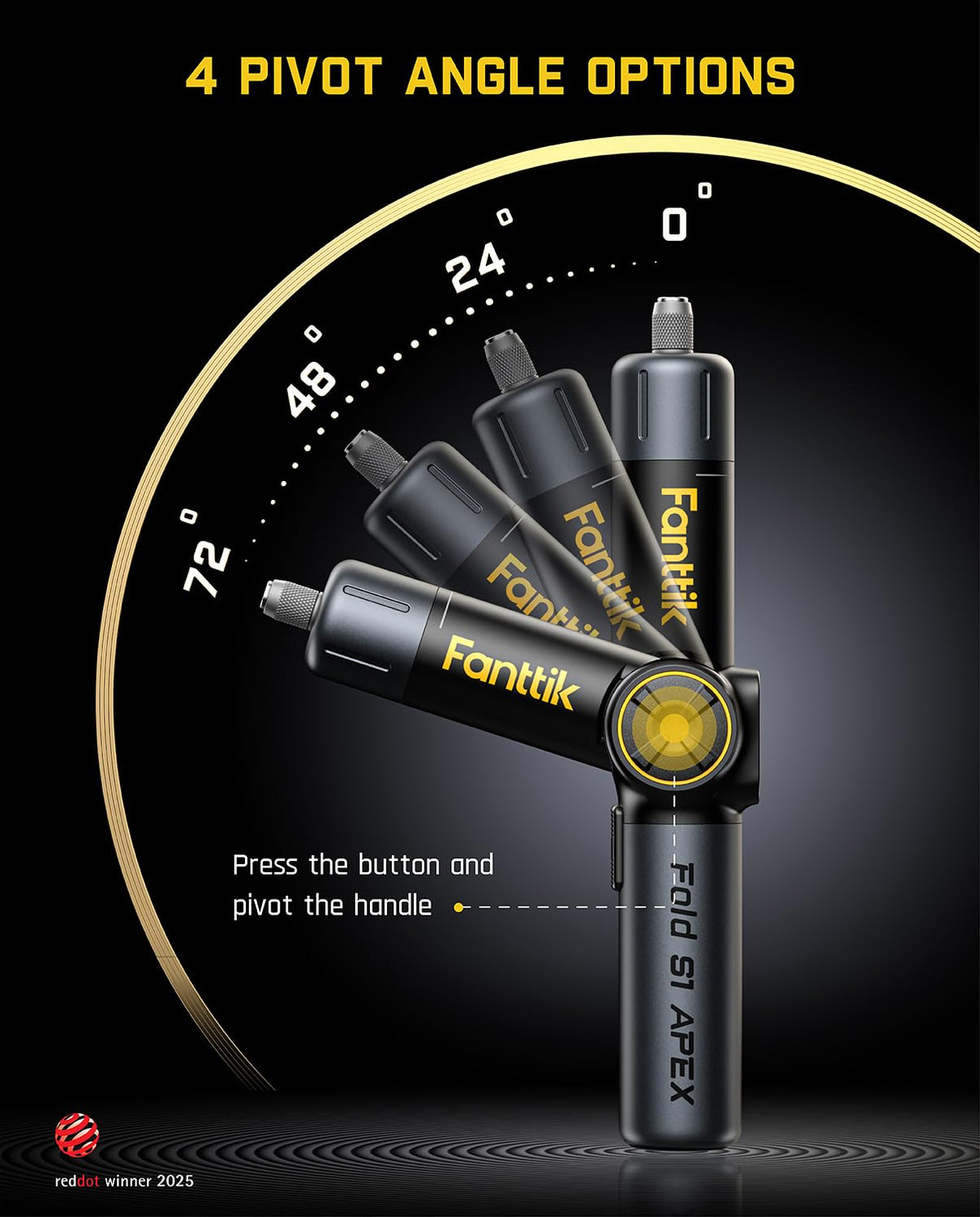 Fanttik S1 APEX screen display showing real-time torque.