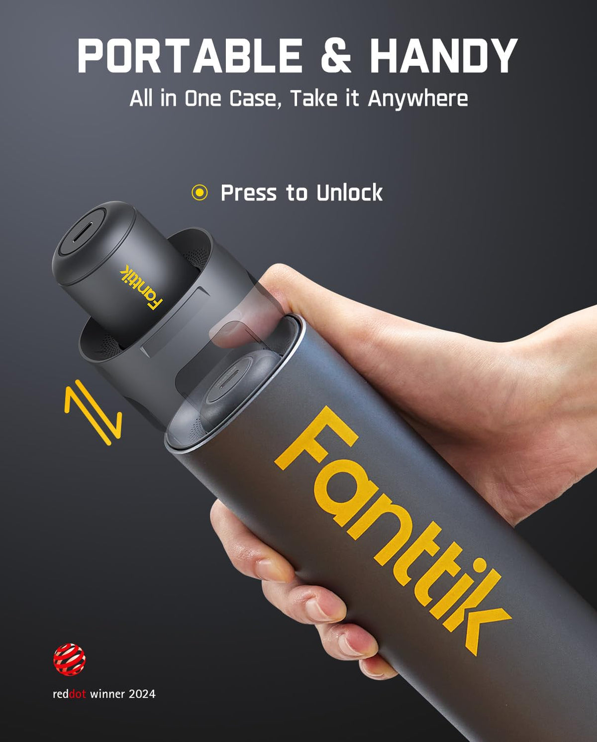 Fanttik S1 Pro LED light illuminating work area for dim spaces.