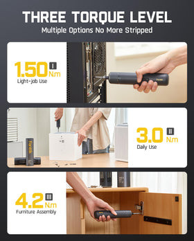 Fanttik S1 Pro magnetic case open with bits neatly organized for easy access.