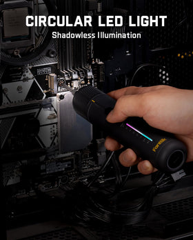 Fanttik S2 Pro battery indicator guides charging status