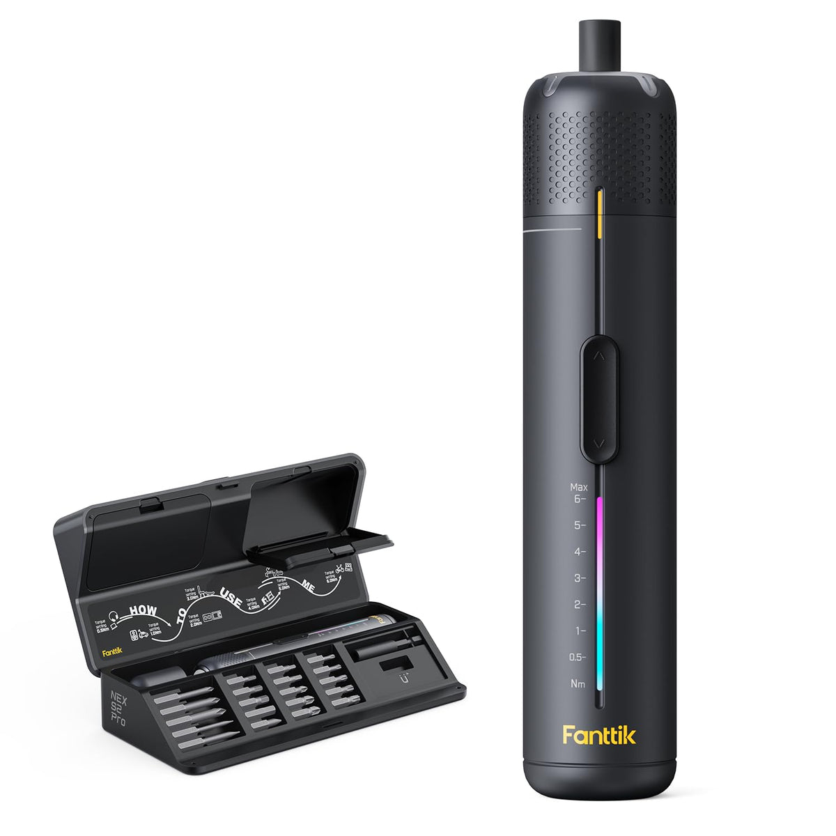 Fanttik S2 Pro screwdriver motor-torque view shows strong torque capabilities