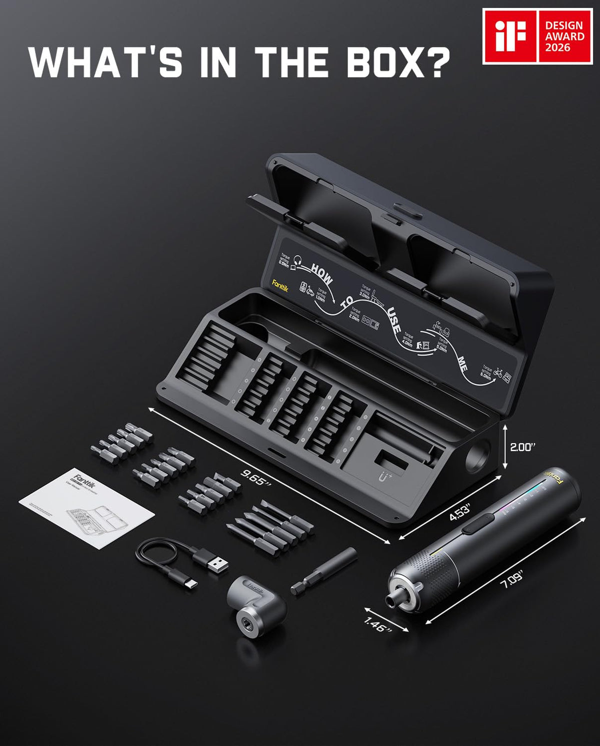 Fanttik S2 Pro torque bar shows strength and direction