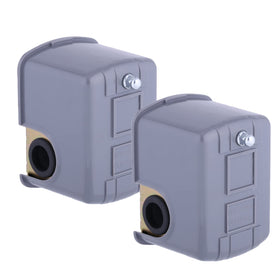 FanWayer Pumptrol switch body with adjustable 30-50 psi range for wells.