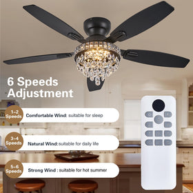 Fanyank noiseless operation for a peaceful bedroom.